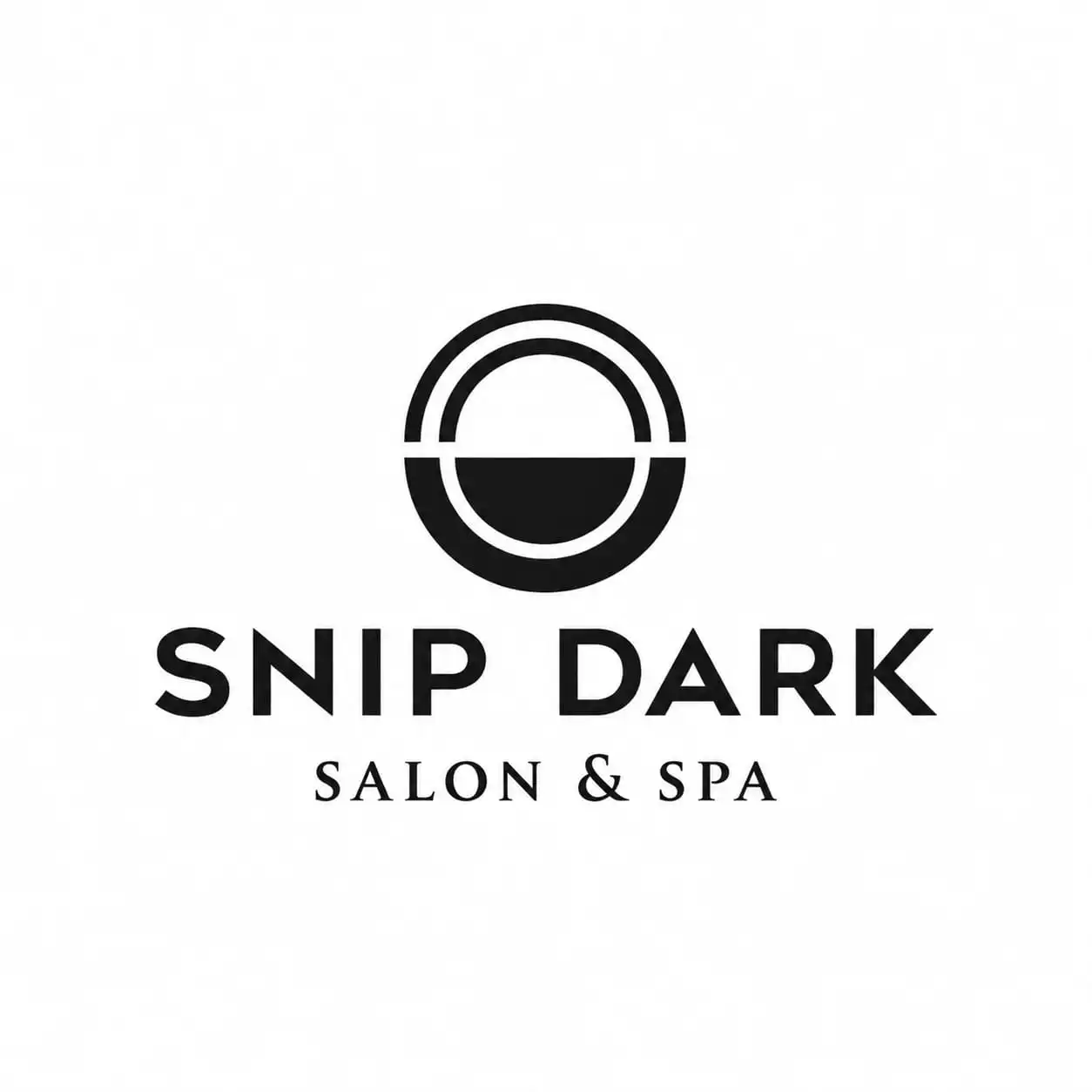 SnipDark Salon & Spa logo